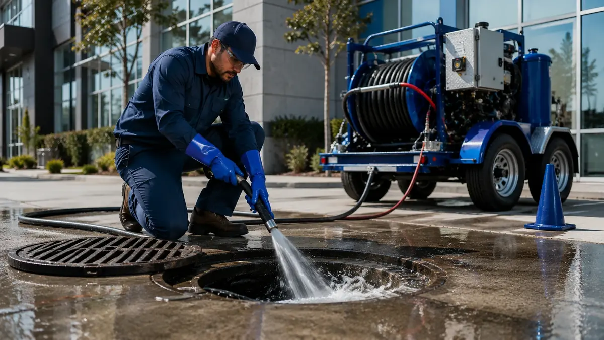 Commercial Hydro Jet Drain Cleaning in Tipton