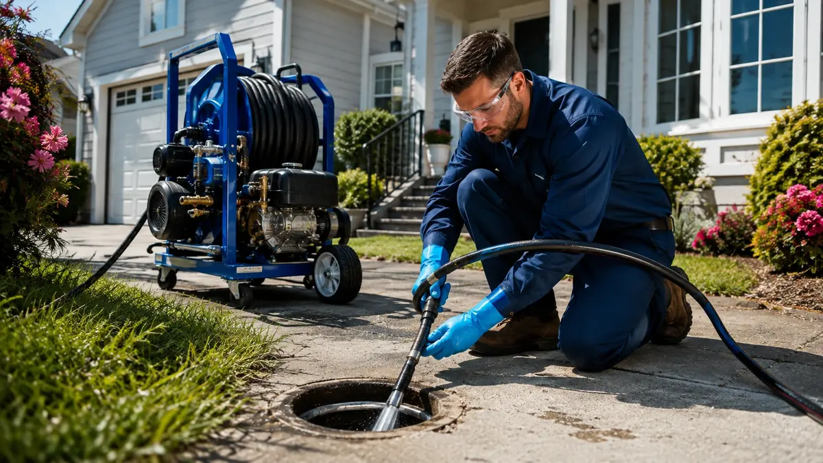 Residential Hydro Jet Drain Cleaning in Tipton